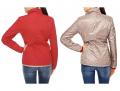 Stepp-Wendejacke koralle-sand
