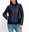 Steppjacke mit Stretch-Einsätzen marine