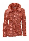 Steppjacke terracotta