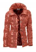 Steppjacke terracotta