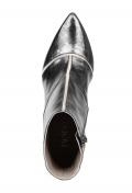 Stiefelette altsilberfarben-taupe
