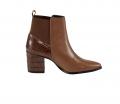 Stiefelette cognac