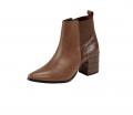 Stiefelette cognac