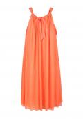 Strandkleid mitSchmucksteinen orange