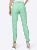 Stretch-Jacquard-Jeans mint