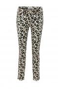 Stretch-Twillhose leo-bedruckt