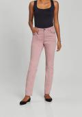 Stretchtwill-Jeans mit Nieten rosé
