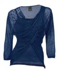 Strick 2-Teiler blau