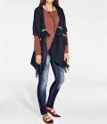 Strick-Poncho marime