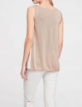 Strick-Twinset helltaupe-offwhite