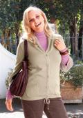 Strickjacke beige