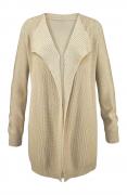 Strickjacke beige
