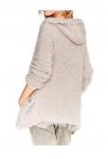Strickjacke beige