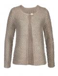 Strickjacke beige