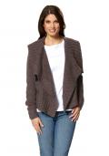 Strickjacke braun