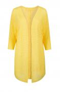 Strickjacke gelb