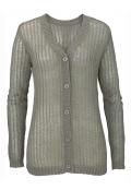 Strickjacke grau