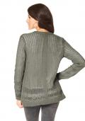 Strickjacke grau