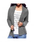 Strickjacke grau