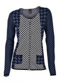 Strickjacke jeansblau