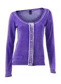 Strickjacke lila