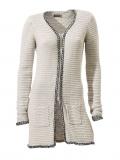 Strickjacke mit Kette stein