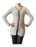 Strickjacke mit Kette stein