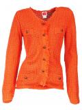 Strickjacke orange