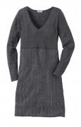 Strickkleid grau