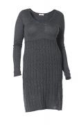 Strickkleid grau