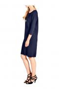 Strickkleid marine