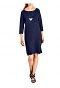 Strickkleid marine