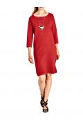 Strickkleid rot