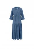 Stufenschnitt-Kleid  jeansblau
