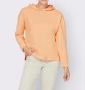 Sweatshirt mit Kapuze apricot