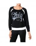 Sweatshirt schwarz-grau