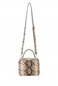 Tasche beige-gemustert