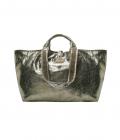 Tasche glitter-olive