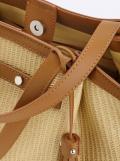 Tasche in Trapezform natur-braun