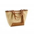 Tasche in Trapezform natur-braun