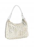 Tasche mit Cut-Outs offwhite-silber