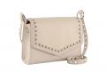 Tasche mit Nieten beige