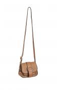 Tasche mit Nieten cognac