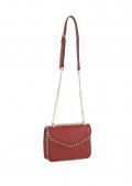 Tasche mit Perlen rot