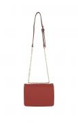 Tasche mit Perlen rot