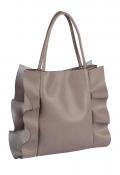 Tasche mit Volants mauve