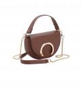 Tasche rotbraun-gold