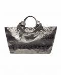 Tasche taupe-silber