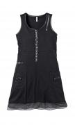Träger-Kleid schwarz