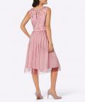 Tüll-Spitzen-Cocktailkleid hortensie